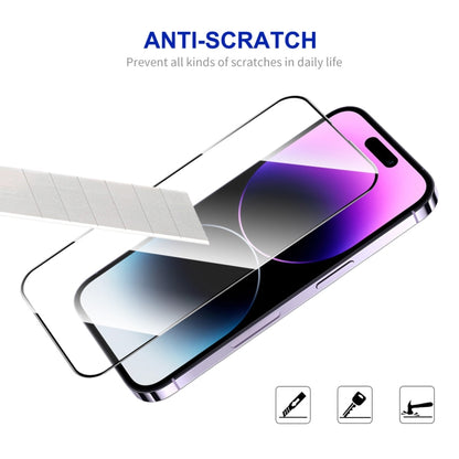 For iPhone 16 2pcs ENKAY Full Glue High Aluminum-silicon Tempered Glass Film - iPhone 16 Tempered Glass by ENKAY | Online Shopping South Africa | PMC Jewellery | Buy Now Pay Later Mobicred