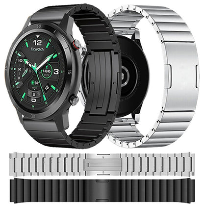 For Huawei Watch GT 3 46mm One Bead Titanium Alloy Watch Band(Gray) - Watch Bands by PMC Jewellery | Online Shopping South Africa | PMC Jewellery