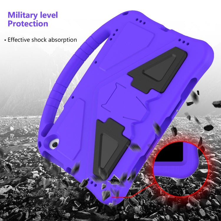 For Amazon Fire Max 11 2023 EVA Shockproof Tablet Case with Holder(Purple) - Amazon by PMC TechLife | Online Shopping South Africa | PMC TechLife | Buy Now Pay Later Mobicred