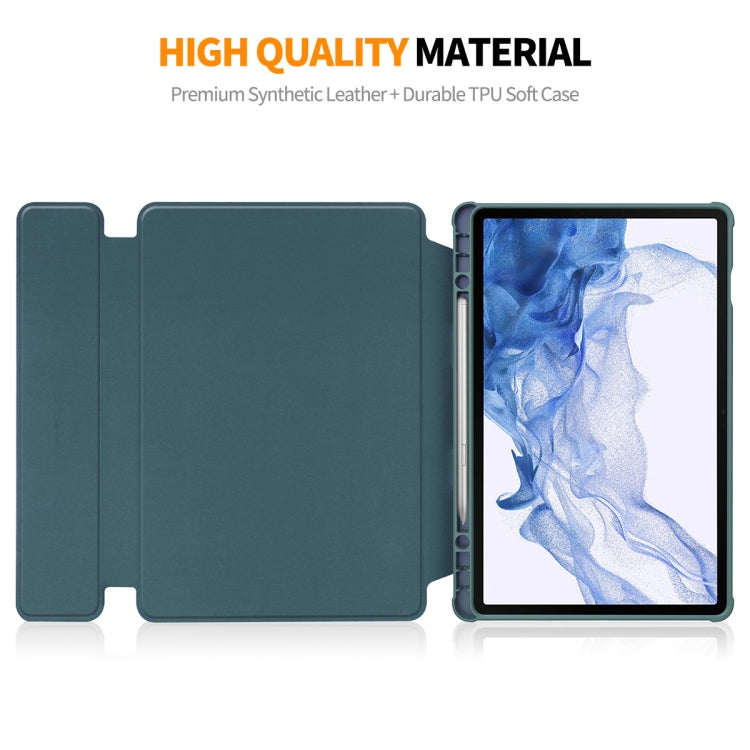 For Samsung Galaxy Tab S9 ENKAY 360 Degree Rotation Leather TPU Smart Case with Wireless Keyboard(Purple) - free shipping - PMC Jewellery - Order now!
