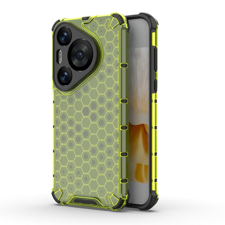 For Huawei Pura 70 Pro+ Shockproof Honeycomb Phone Case(Green) - Huawei Cases by PMC Jewellery | Online Shopping South Africa | PMC Jewellery | Buy Now Pay Later Mobicred