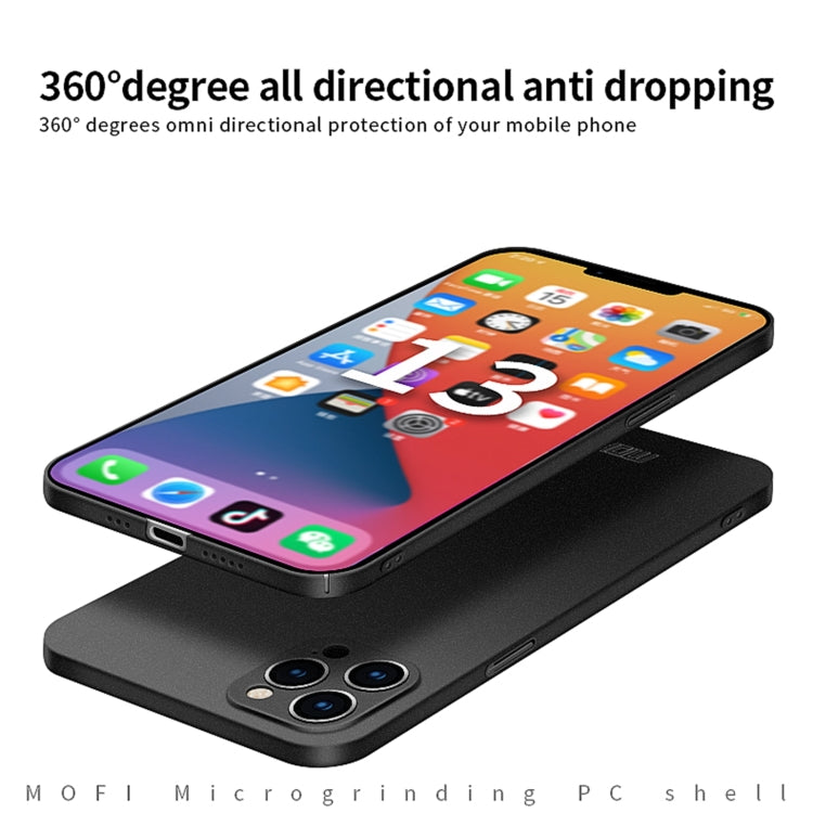 For iPhone 15 Pro MOFI Fandun Series Frosted PC Ultra-thin All-inclusive Phone Case(Black) - iPhone 15 Pro Cases by MOFI | Online Shopping South Africa | PMC Jewellery