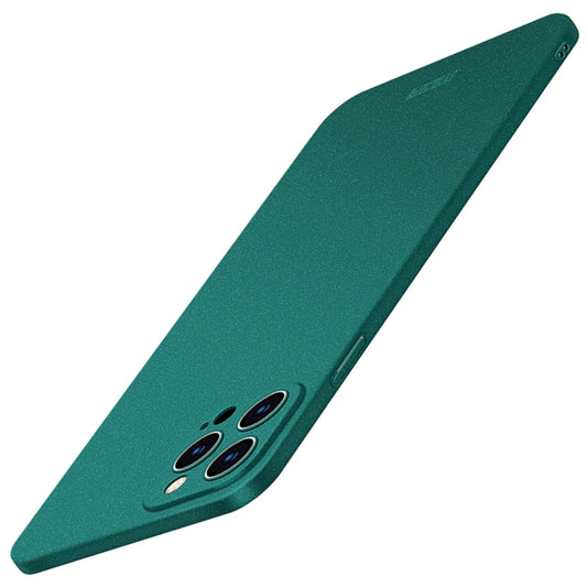 For iPhone 15 Pro MOFI Fandun Series Frosted PC Ultra-thin All-inclusive Phone Case(Green) - iPhone 15 Pro Cases by MOFI | Online Shopping South Africa | PMC Jewellery