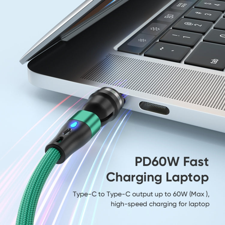 ENKAY PD60W Type-C to Type-C / 8 Pin / Micro USB Magnetic 540 Degrees Rotating Fast Charging Cable, Length:1m(Red) - Charging Cable & Head by ENKAY | Online Shopping South Africa | PMC Jewellery | Buy Now Pay Later Mobicred