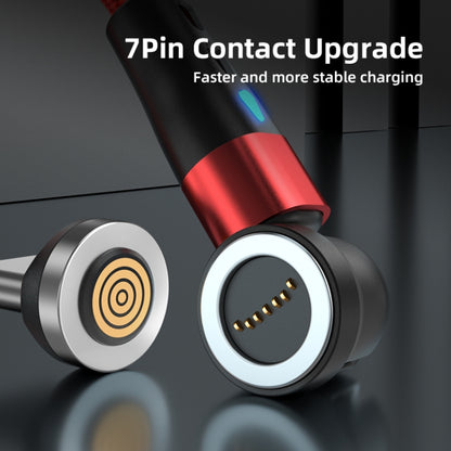 ENKAY 3A USB to Type-C / 8 Pin Magnetic 540 Degrees Rotating Fast Charging Cable, Length:1m(Black) - Charging Cable & Head by ENKAY | Online Shopping South Africa | PMC Jewellery | Buy Now Pay Later Mobicred