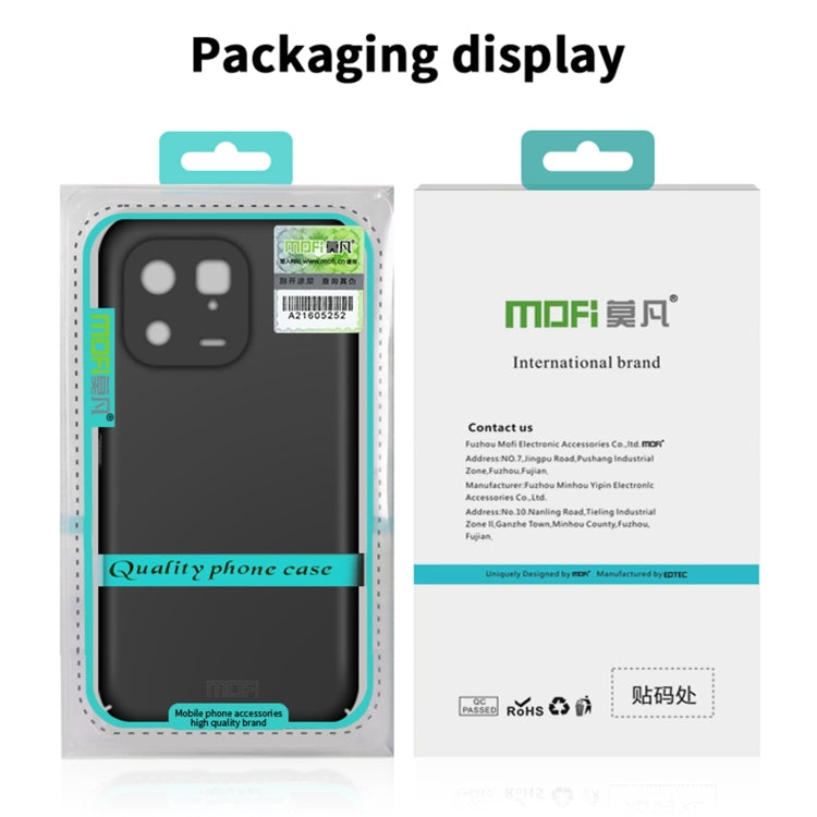 For iPhone 16 Pro MOFI Frosted PC Ultra-thin Hard Phone Case(Black) - iPhone 16 Pro Cases by MOFI | Online Shopping South Africa | PMC Jewellery | Buy Now Pay Later Mobicred