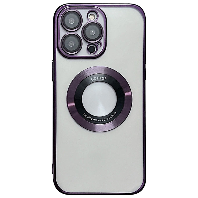 For iPhone 12 Pro Max Magsafe Electroplating TPU Phone Case(Purple) - iPhone 12 Pro Max Cases by PMC TechLife | Online Shopping South Africa | PMC TechLife