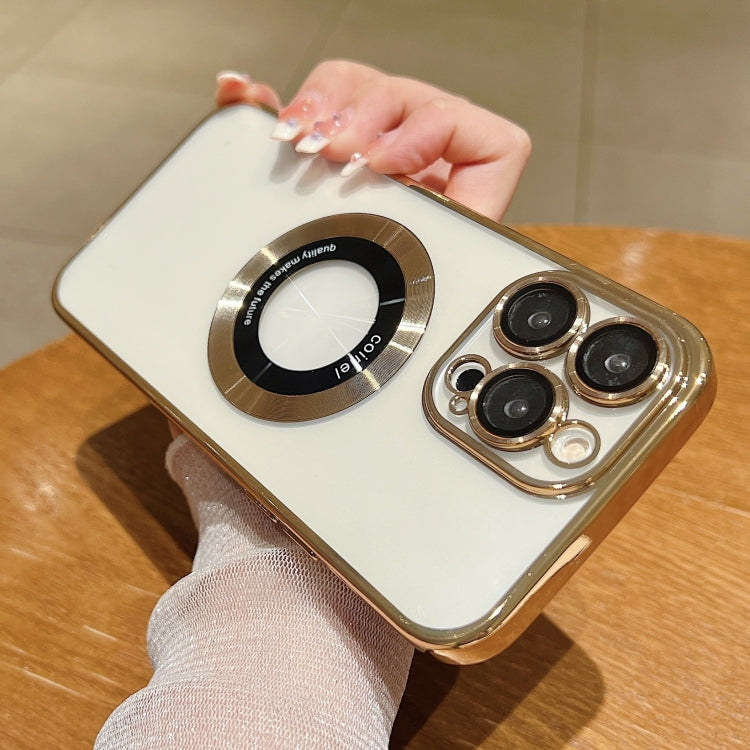 For iPhone 11 Pro Magsafe Electroplating TPU Phone Case(Gold) - iPhone 11 Pro Cases by PMC TechLife | Online Shopping South Africa | PMC TechLife