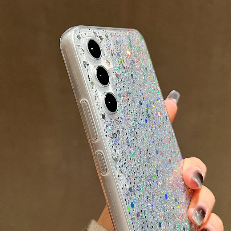 For Samsung Galaxy S25 Ultra 5G Glitter Sequins Epoxy TPU Phone Case(Blue) - Galaxy S25 Ultra 5G Cases by PMC Jewellery | Online Shopping South Africa | PMC Jewellery | Buy Now Pay Later Mobicred