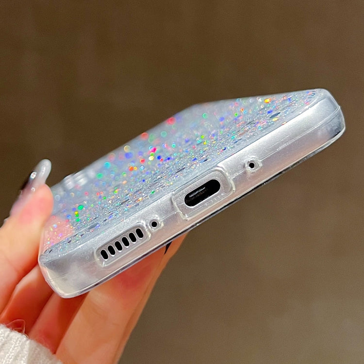 For Samsung Galaxy S24 5G Glitter Sequins Epoxy TPU Phone Case(Blue) - Galaxy S24 5G Cases by PMC TechLife | Online Shopping South Africa | PMC TechLife