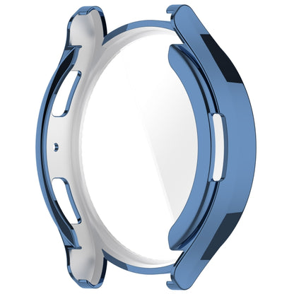 For Samsung Galaxy Watch6 40mm Full Coverage TPU Electroplated Watch Protective Case(Blue) - Watch Cases by PMC Jewellery | Online Shopping South Africa | PMC Jewellery