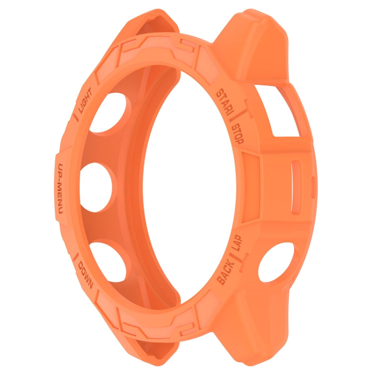 For Garmin Epix Pro 51mm / Fenix 7X / 7X Pro Armored TPU Half Wrapped Watch Protective Case(Orange) - Watch Cases by PMC Jewellery | Online Shopping South Africa | PMC Jewellery