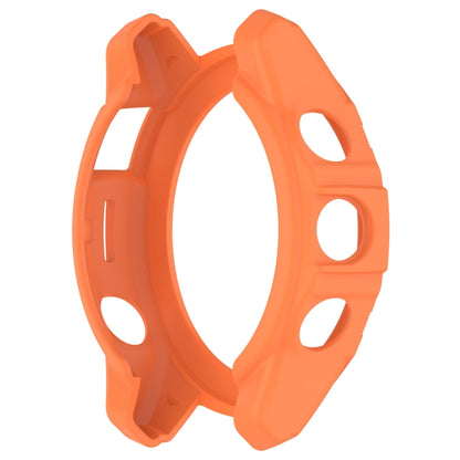 For Garmin Epix Pro 47mm / Fenix 7 / 7 Pro Armored TPU Half Wrapped Watch Protective Case(Orange) - Watch Cases by PMC Jewellery | Online Shopping South Africa | PMC Jewellery