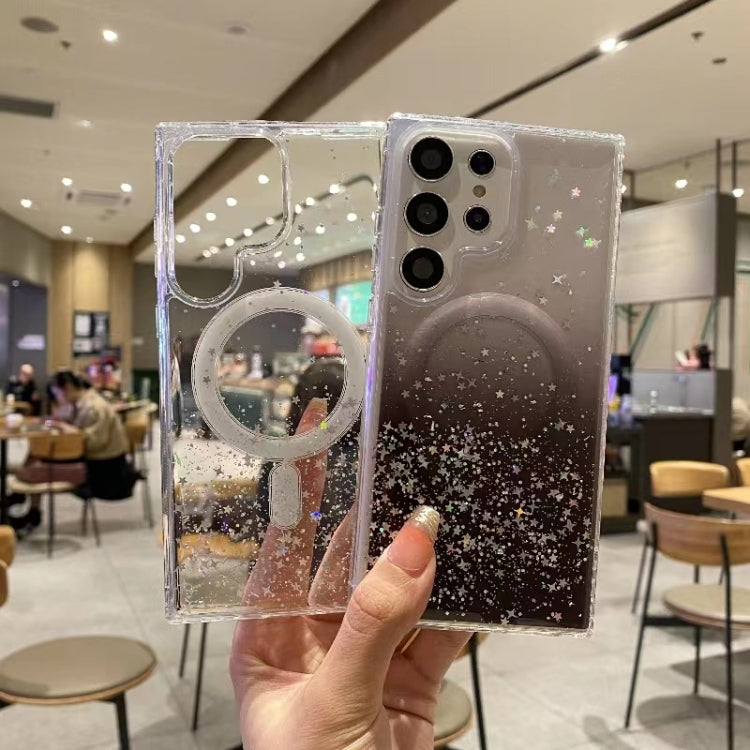 For Samsung Galaxy S23 5G Magsafe Glitter TPU Phone Protective Case(Black) - Galaxy S23 5G Cases by PMC TechLife | Online Shopping South Africa | PMC TechLife