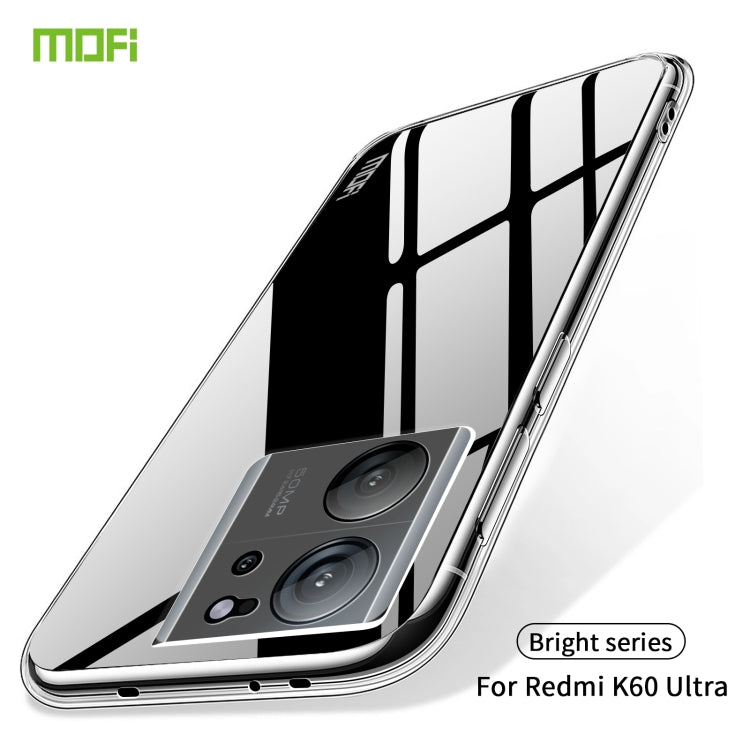 For Xiaomi 13T/13T Pro /Redmi K60 Ultra MOFI Ming Series Ultra-thin TPU Phone Case(Transparent) - Xiaomi Cases by MOFI | Online Shopping South Africa | PMC Jewellery