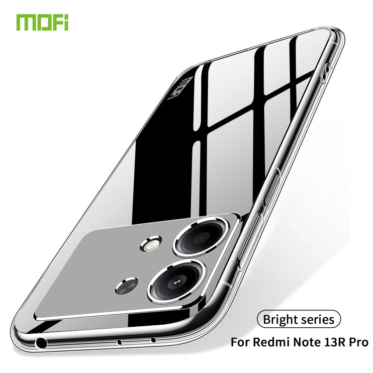 For Xiaomi Redmi Note 13R Pro MOFI Ming Series Ultra-thin TPU Phone Case(Transparent) - Xiaomi Cases by MOFI | Online Shopping South Africa | PMC Jewellery