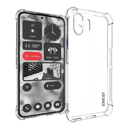 For Nothing Phone 2 ENKAY Hat-Prince Transparent TPU Shockproof Phone Case - More Brand by ENKAY | Online Shopping South Africa | PMC Jewellery | Buy Now Pay Later Mobicred