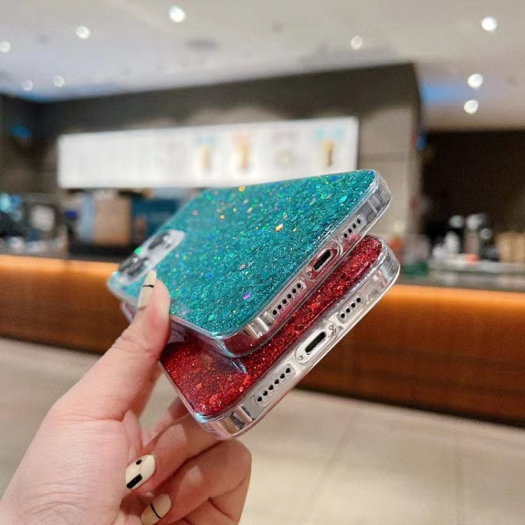 For iPhone 16 Pro Max Glitter Sequins Epoxy TPU Phone Case(Gold) - free shipping - PMC TechLife - Order now!