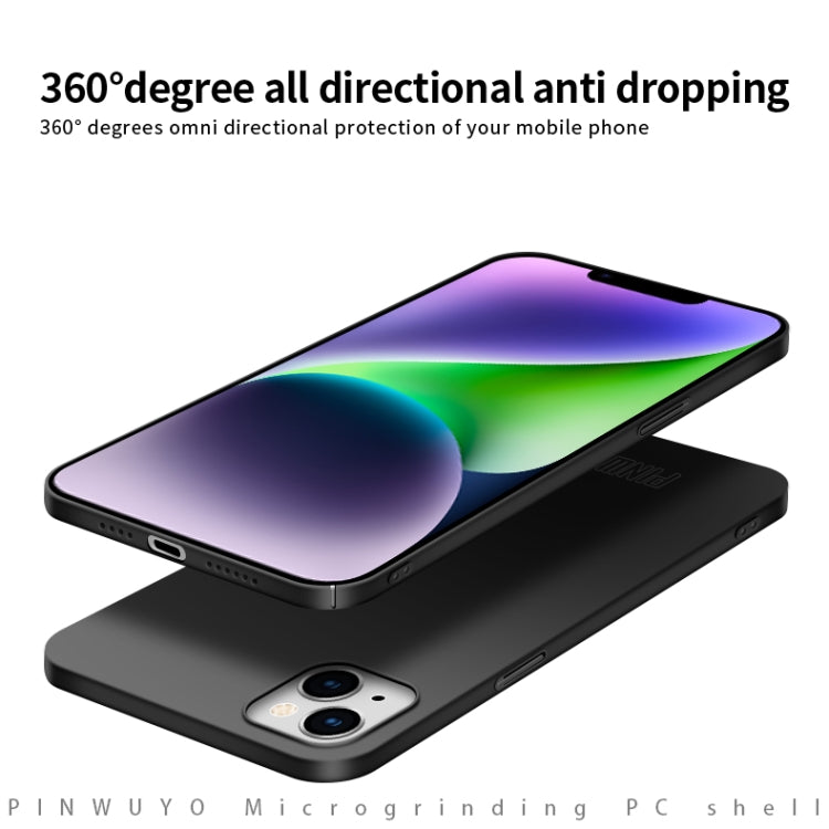 For iPhone 15 Plus PINWUYO Micro-Frosted PC Ultra-thin Hard Phone Case with Magsafe Magnetic Ring(Red) - iPhone 15 Plus Cases by PINWUYO | Online Shopping South Africa | PMC TechLife | Buy Now Pay Later Mobicred