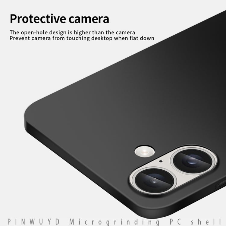 For iPhone 16 PINWUYO Micro-Frosted PC Ultra-thin Hard Phone Case with Magsafe Magnetic Ring(Rose Gold) - iPhone 16 Cases by PINWUYO | Online Shopping South Africa | PMC Jewellery | Buy Now Pay Later Mobicred