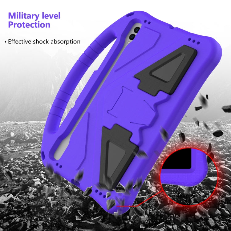 For Samsung Galaxy Tab S10 EVA Shockproof Tablet Case with Holder(Purple) - Tab S10 Cases by PMC Jewellery | Online Shopping South Africa | PMC Jewellery | Buy Now Pay Later Mobicred