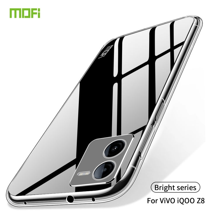 For vivo  iQOO Z8 MOFI Ming Series Ultra-thin TPU Phone Case(Transparent) - vivo Cases by MOFI | Online Shopping South Africa | PMC Jewellery