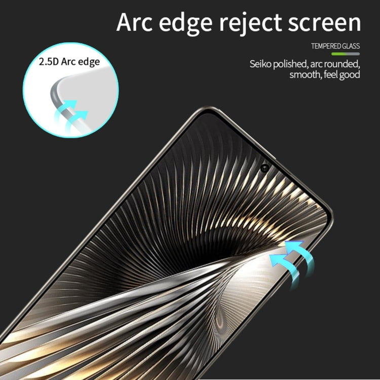 For Xiaomi Poco F6 Pro /Redmi K70 Global MOFI 9H 2.5D Full Screen Tempered Glass Film(Black) -  by MOFI | Online Shopping South Africa | PMC Jewellery | Buy Now Pay Later Mobicred