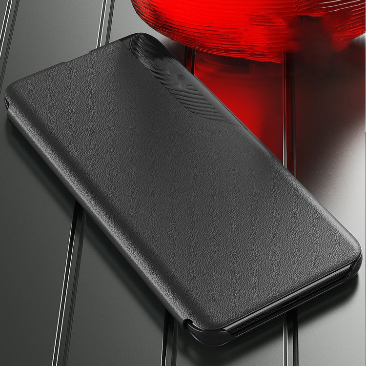 For Xiaomi Redmi 13C Attraction Flip Holder Leather Phone Case(Black) - 13C Cases by PMC TechLife | Online Shopping South Africa | PMC TechLife