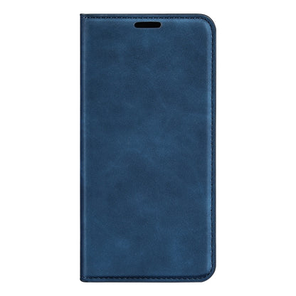 For Motorola Moto G Power 5G 2024 Retro-skin Magnetic Suction Leather Phone Case(Dark Blue) - Motorola Cases by PMC Jewellery | Online Shopping South Africa | PMC Jewellery | Buy Now Pay Later Mobicred