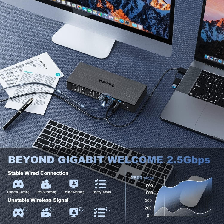 Wavlink UG69PD8 100W PD 18 in 1 Type-C Dock Compatible Type-C Universal Docking Station, Plug:AU Plug - free shipping - PMc TechLife - Order now!