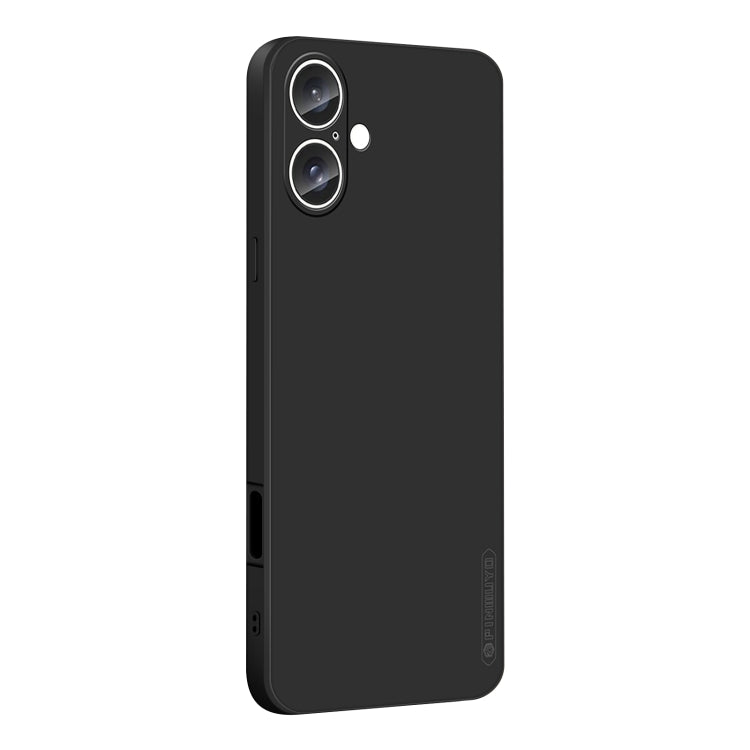 For iPhone 16 Plus PINWUYO Sense Series Liquid Silicone TPU Phone Case(Black) - free shipping - PMC TechLife - Order now!