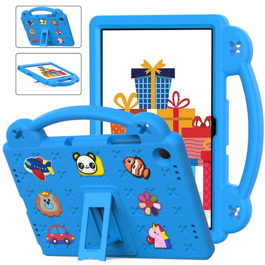 For Samsung Galaxy Tab A9+ X216B Handle Kickstand Children EVA Shockproof Tablet Case(Sky Blue) - Galaxy Tab A9+ by PMC Jewellery | Online Shopping South Africa | PMC Jewellery