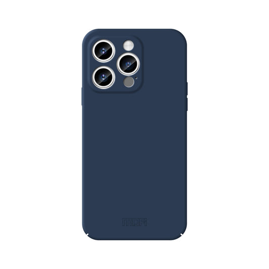 For iPhone 15 Pro MOFI Qin Series Skin Feel All-inclusive Silicone Phone Case(Blue) - iPhone 15 Pro Cases by MOFI | Online Shopping South Africa | PMC Jewellery