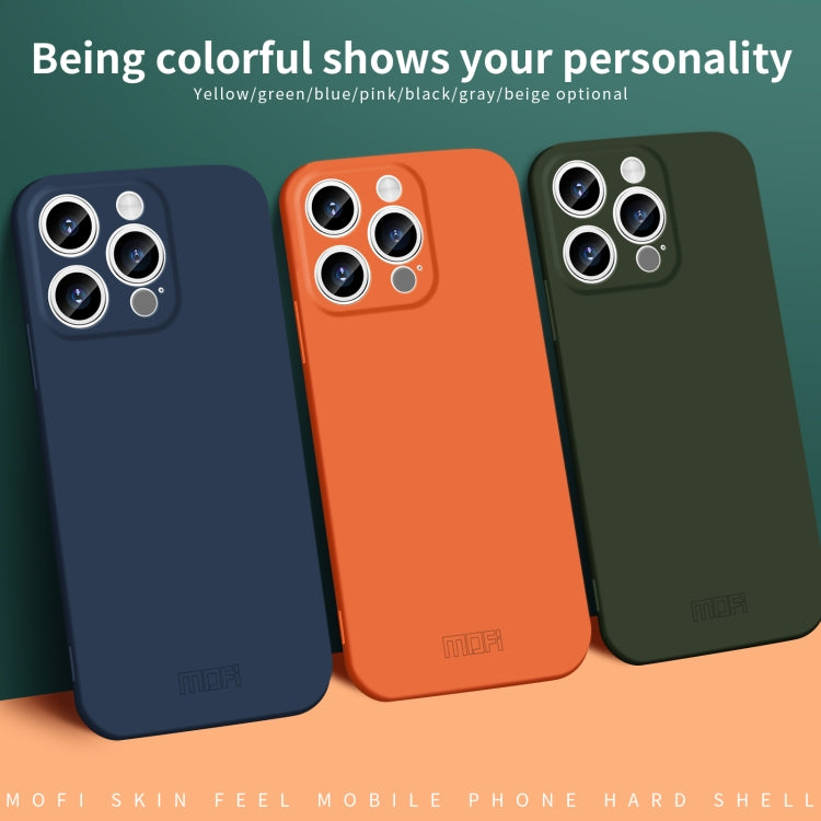 For iPhone 14 Pro MOFI Qin Series Skin Feel All-inclusive PC Phone Case(Green) - iPhone 14 Pro Cases by MOFI | Online Shopping South Africa | PMC TechLife | Buy Now Pay Later Mobicred
