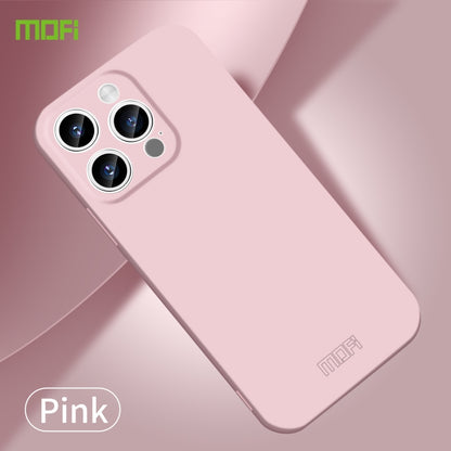 For iPhone 14 Pro MOFI Qin Series Skin Feel All-inclusive PC Phone Case(Pink) - iPhone 14 Pro Cases by MOFI | Online Shopping South Africa | PMC Jewellery