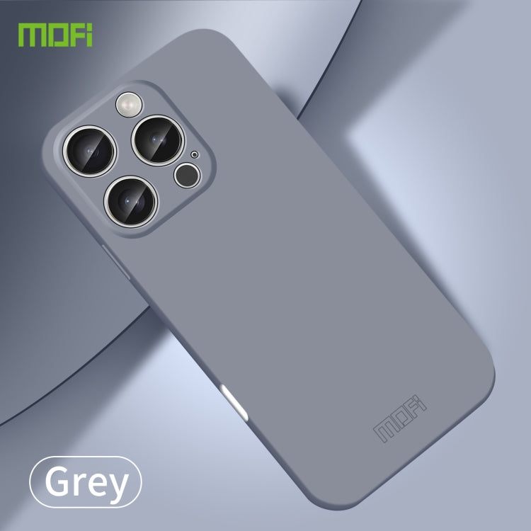 For iPhone 16 Pro MOFI Qin Series Skin Feel All-inclusive PC Phone Case(Gray) - iPhone 16 Pro Cases by MOFI | Online Shopping South Africa | PMC Jewellery | Buy Now Pay Later Mobicred