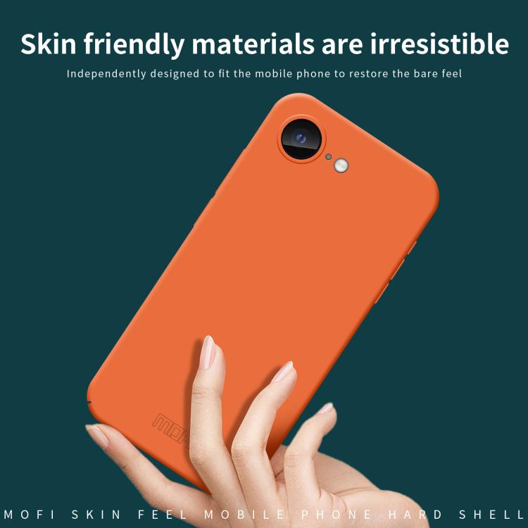For iPhone 16e MOFI Qin Series Skin Feel All-inclusive PC Phone Case(Gray) - free shipping - PMc TechLife - Order now!