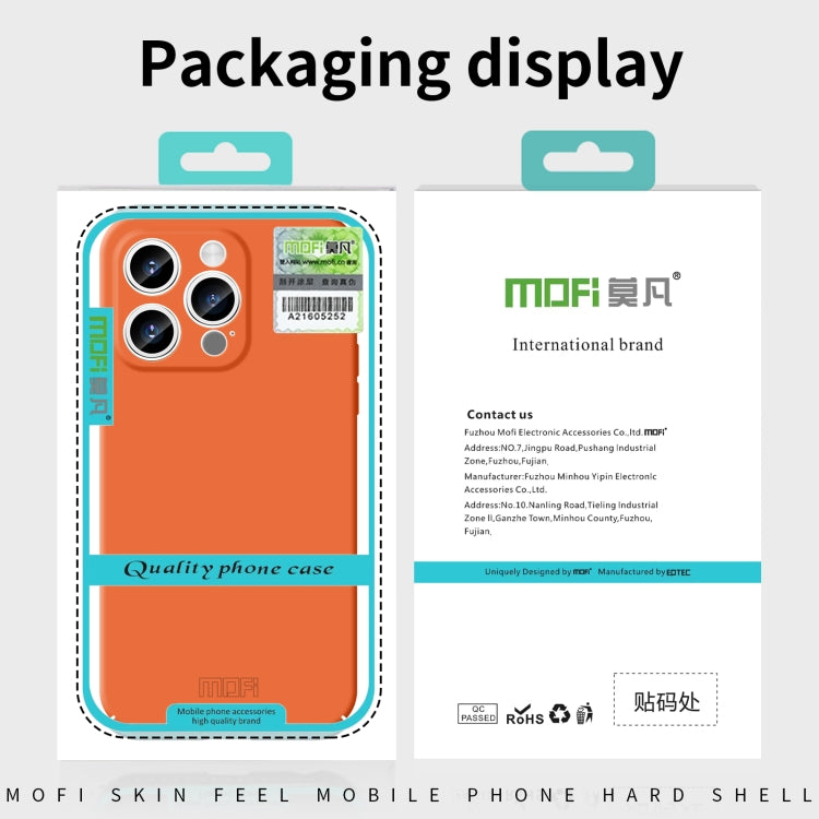 For iPhone 16e MOFI Qin Series Skin Feel All-inclusive PC Phone Case(Black) - free shipping - PMc TechLife - Order now!