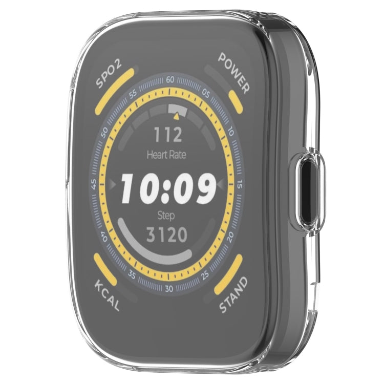 For Amazfit Bip 5 All-Inclusive TPU Protective Case(Transparent) - Watch Cases by PMC TechLife | Online Shopping South Africa | PMC TechLife