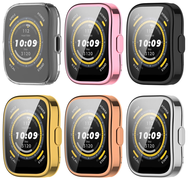 For Amazfit Bip 5 All-Inclusive TPU Protective Case(Transparent) - Watch Cases by PMC TechLife | Online Shopping South Africa | PMC TechLife