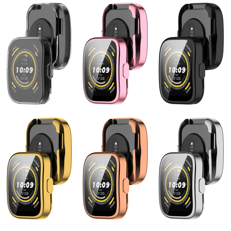 For Amazfit Bip 5 All-Inclusive TPU Protective Case(Gold) - Watch Cases by PMC TechLife | Online Shopping South Africa | PMC TechLife