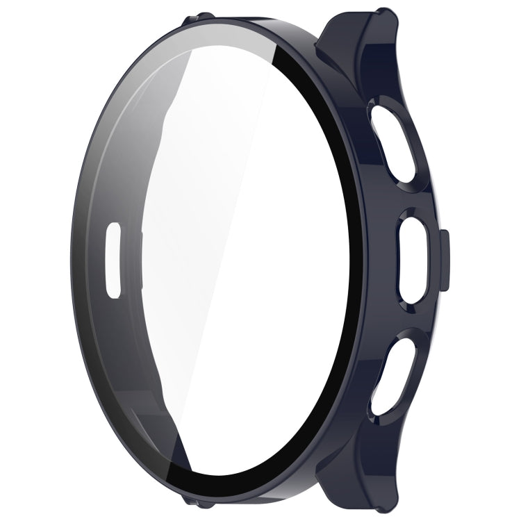 For Garmin Venu 3S PC + Tempered Film Integrated Watch Protective Case(Blue) - Watch Cases by PMC TechLife | Online Shopping South Africa | PMC TechLife | Buy Now Pay Later Mobicred
