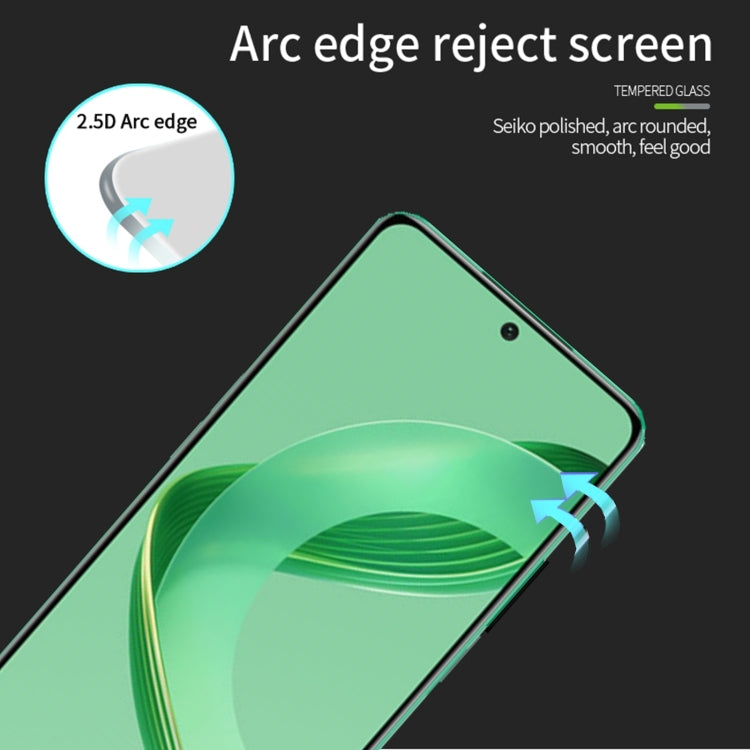 For Huawei Nova 11 SE MOFI 9H 2.5D Full Screen Tempered Glass Film(Black) - Huawei Tempered Glass by MOFI | Online Shopping South Africa | PMC TechLife