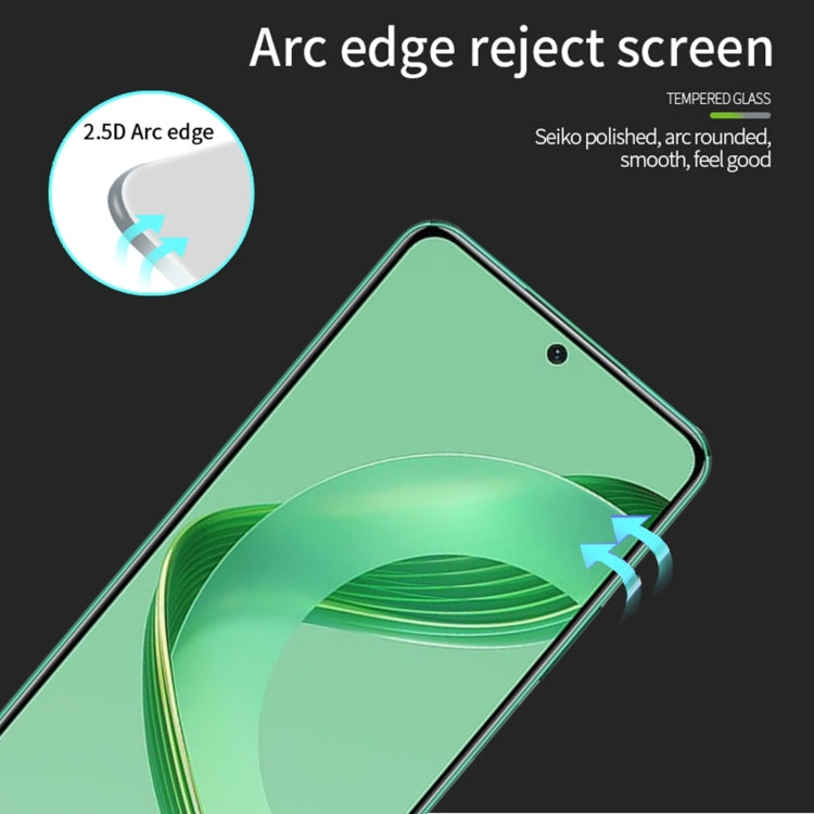 For Huawei nova 12 SE MOFI 9H 2.5D Full Screen Tempered Glass Film(Black) - Huawei Tempered Glass by MOFI | Online Shopping South Africa | PMC TechLife