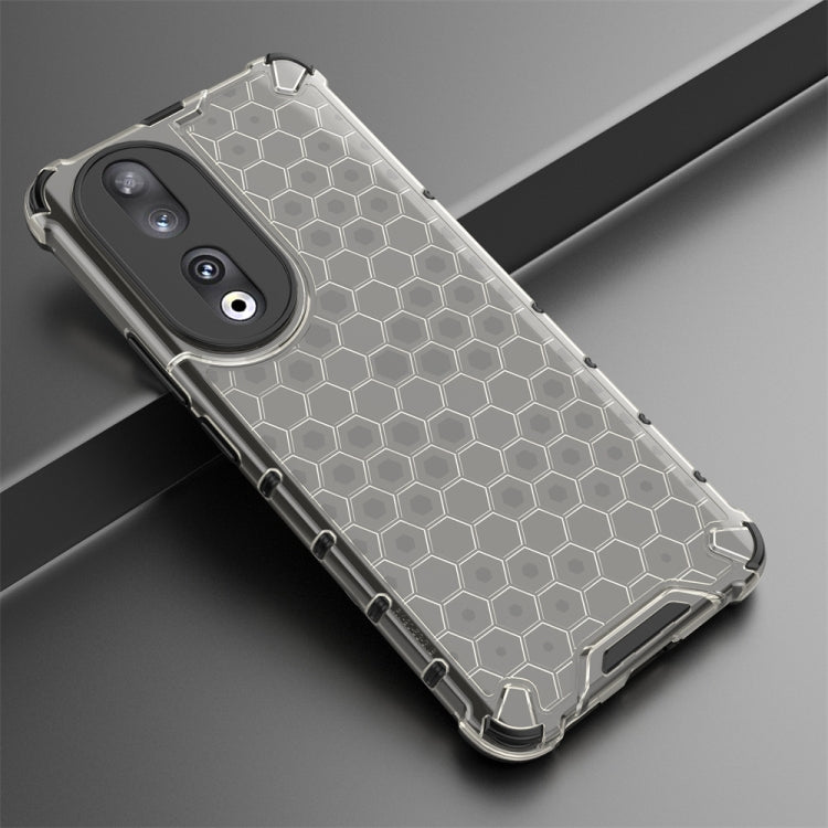 For Honor 90 Shockproof Honeycomb Phone Case(Black) - Honor Cases by PMC TechLife | Online Shopping South Africa | PMC TechLife