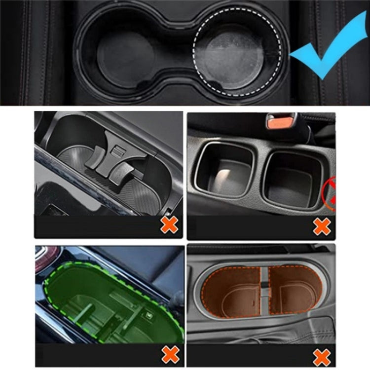 D04 Wth 2 Coffee Cup Car Cup Holder Adjustable Rotating Cell Phone Car Mount Holder(Grey) - Car Drink Holders by PMC TechLife | Online Shopping South Africa | PMC TechLife | Buy Now Pay Later Mobicred