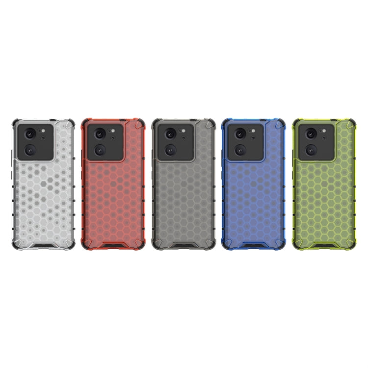 For Xiaomi 13T Pro Shockproof Honeycomb Phone Case(Green) - Xiaomi Cases by PMC TechLife | Online Shopping South Africa | PMC TechLife | Buy Now Pay Later Mobicred