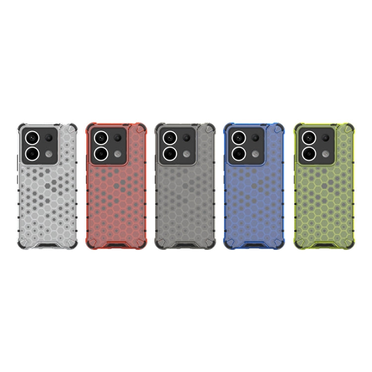 For Redmi Note 13 Pro 5G Shockproof Honeycomb Phone Case(Red) - Note 13 Pro Cases by PMC TechLife | Online Shopping South Africa | PMC TechLife