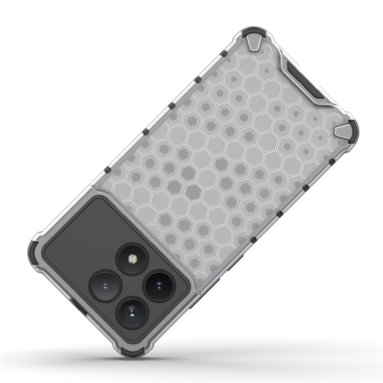 For Redmi K70 Shockproof Honeycomb Phone Case(Black) - Xiaomi Cases by PMC TechLife | Online Shopping South Africa | PMC TechLife | Buy Now Pay Later Mobicred