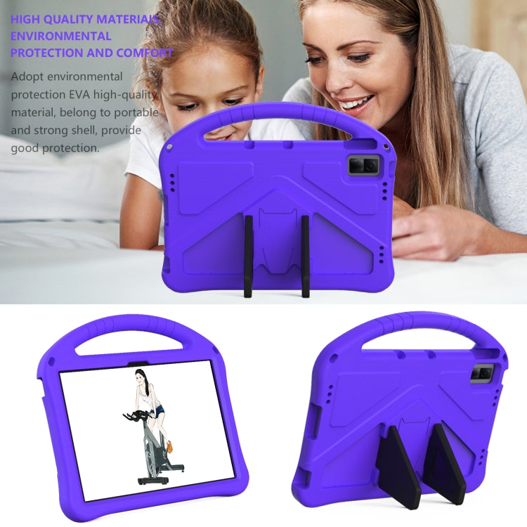 For Lenovo Tab M10 5G 2023 EVA Shockproof Tablet Case with Holder(Purple) - Lenovo by PMC TechLife | Online Shopping South Africa | PMC TechLife | Buy Now Pay Later Mobicred